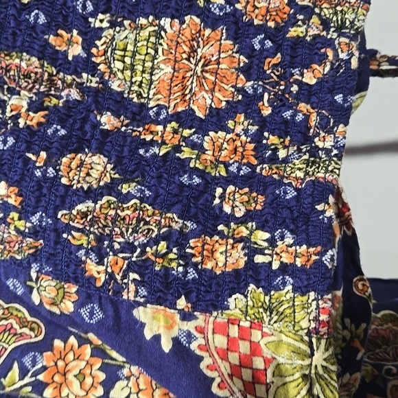 Calligraphie Anthropologie Cropped Floral Blouse Top S - Picture 6 of 6